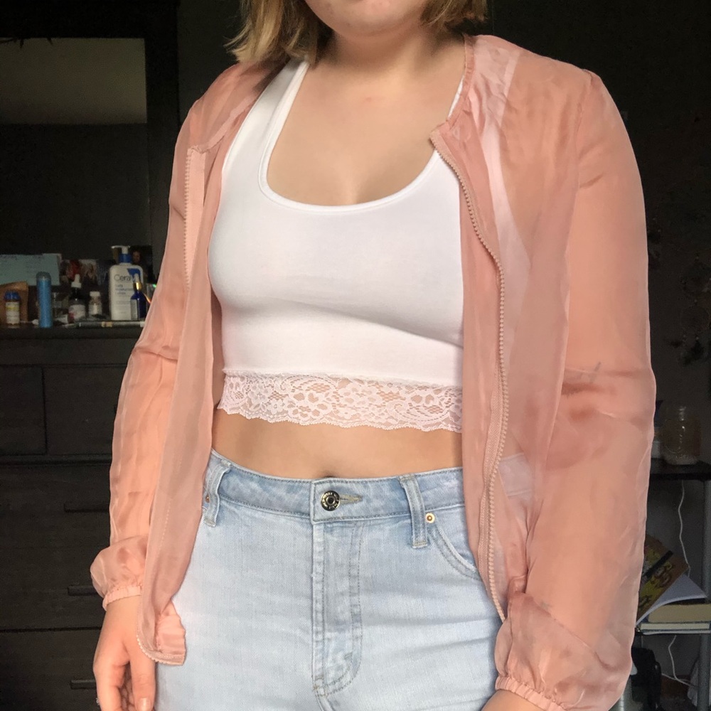 sheer jacket